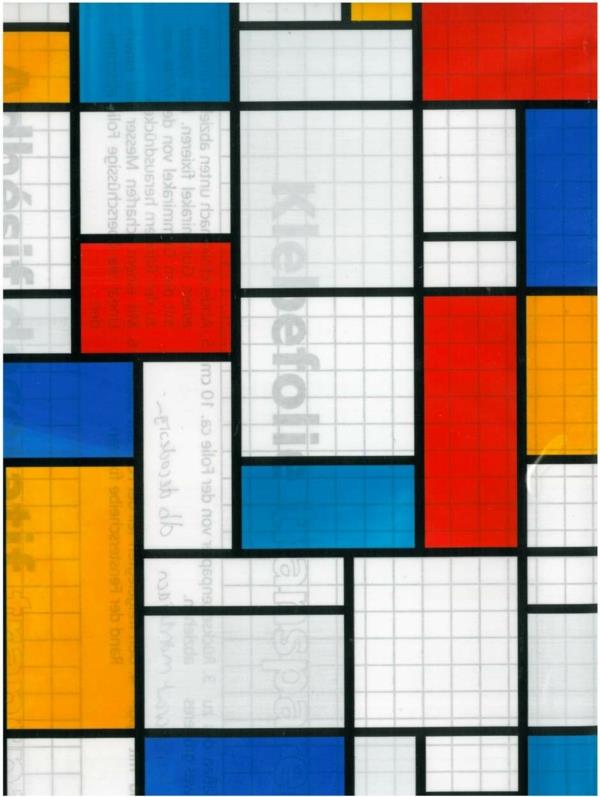 Uusi tarrakalvo mondrian -keittiön etusivut