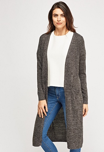 Langstrikket cardigan