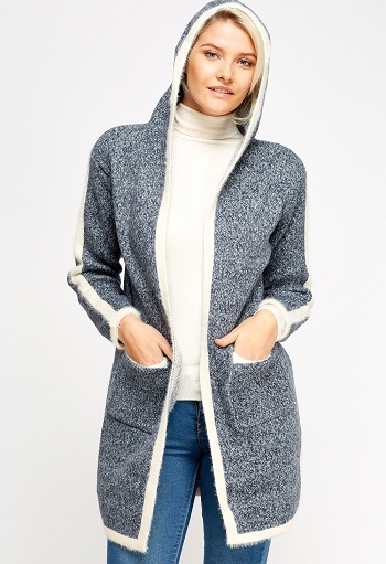 Langærmet cardigan