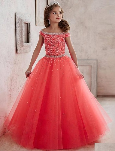 Pageant ballkjole lang kjole