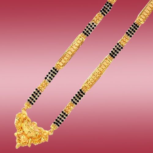 Enkle lange Mangalsutra designs