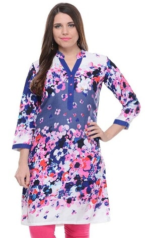 Traditionel indisk Kurta Long