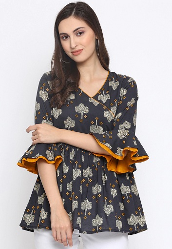 Lange casual Peplum toppe