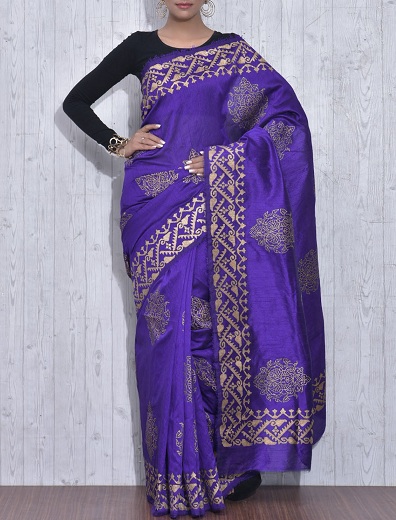 Poly Dupion Silk Saree