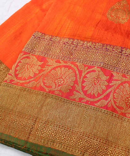 Dupion Banarasi Silk Saree