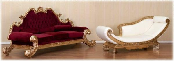 ylelliset huonekalut klassinen valkoinen punainen