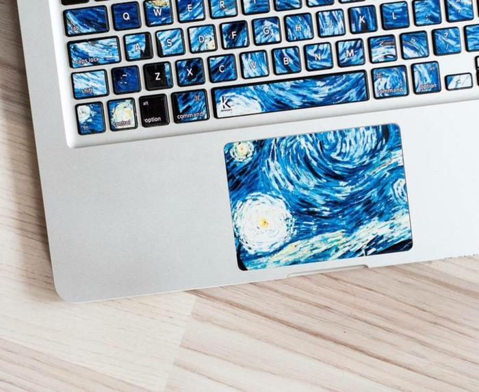 macbook tarra näppäimistö tarra tarra tarra näppäimistö van gogh