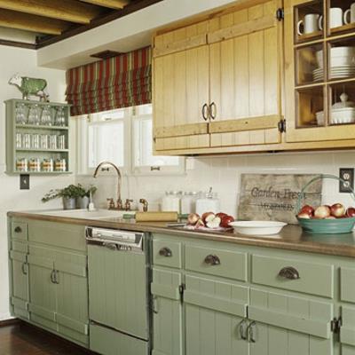 tee se itse remontti kapeat keittiöt sisätilat vaaleanvihreät värit