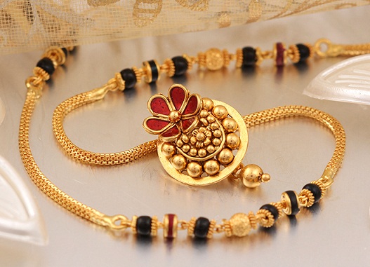 Lánc stílus Maharashtrian Mangalsutra