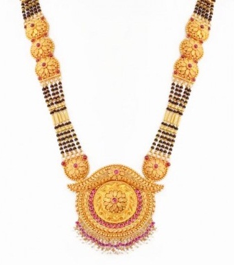 Guld fed Maharashtrian Mangalsutra