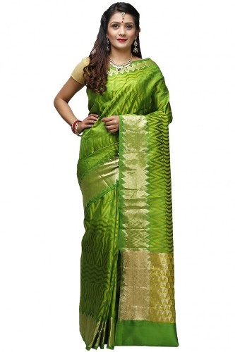 Khushnuma tiszta selyem Maheshwari