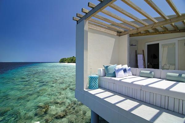 Malediivien lomaterassi pergola