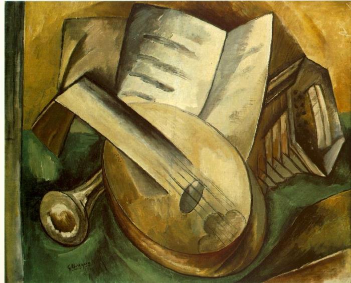 taidemaalari Georges Braque taideteoksia kubismi