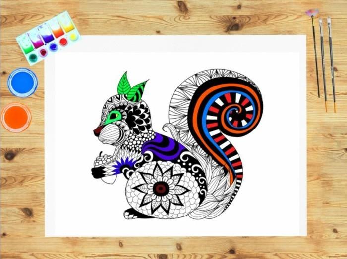 mandala joulua varten värityskuvat jouluorava