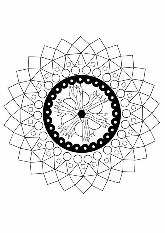 mandala joulua varten värityssivut joulupiirit
