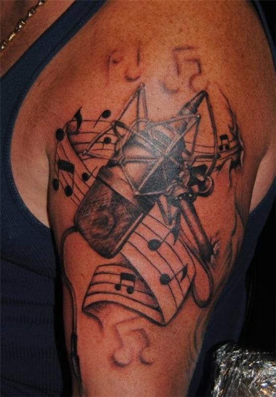 tatuointi olkavarren tatuointimotiiveista musikaali