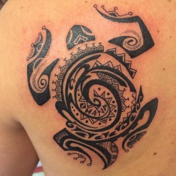 maori takaisin ohana tatuointikilpikonna