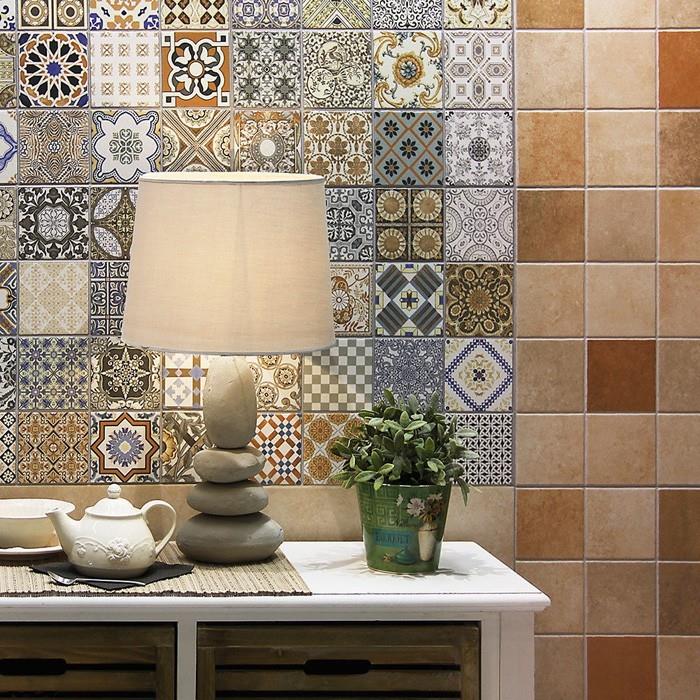 marokkolaiset laatat sementtilaatat sisustusideat asunnon suunnittelu ajattelevat eri tavalla mosaiikkilaatat luova seinäsuunnittelun fragmentti