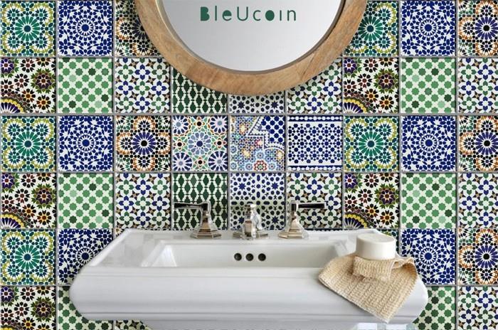 marokkolaiset laatat sementtilaatat sisustusideat asunnon suunnittelu ajattelevat eri tavalla mosaiikkilaatat