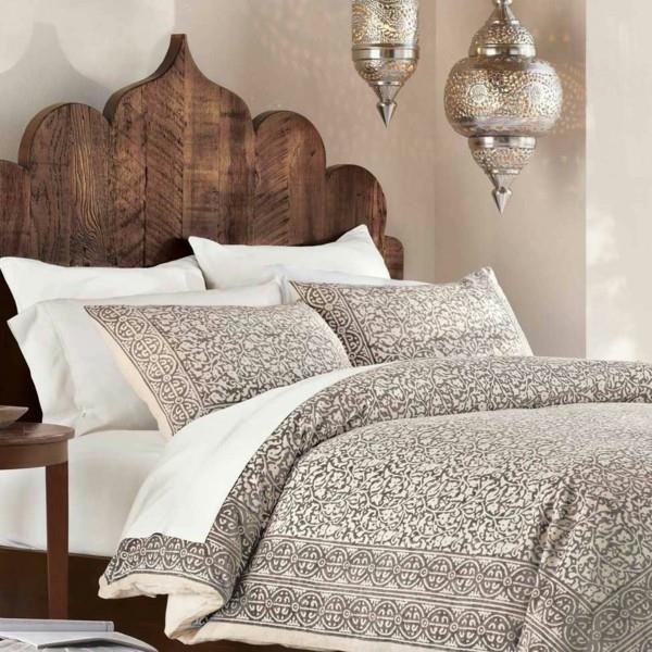 marokkolaisen lampun makuuhuoneen valaistusideoita tyylikkäisiin riippuvalaisimiin