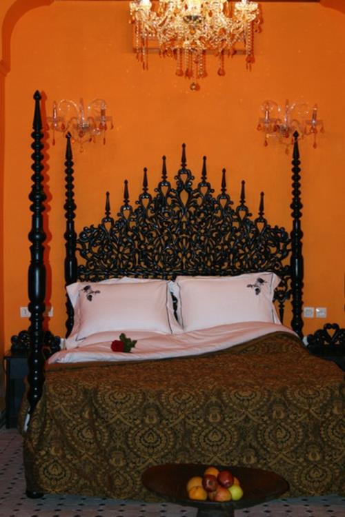 marokkolaisen makuuhuoneen suunnitteluidea