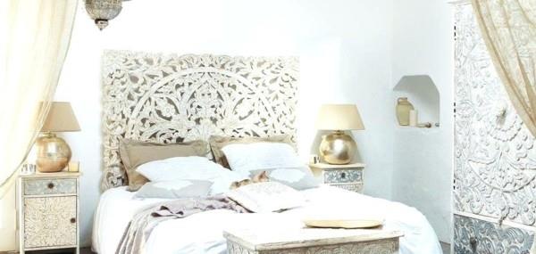 Marokkolaistyylinen itämainen makuuhuone