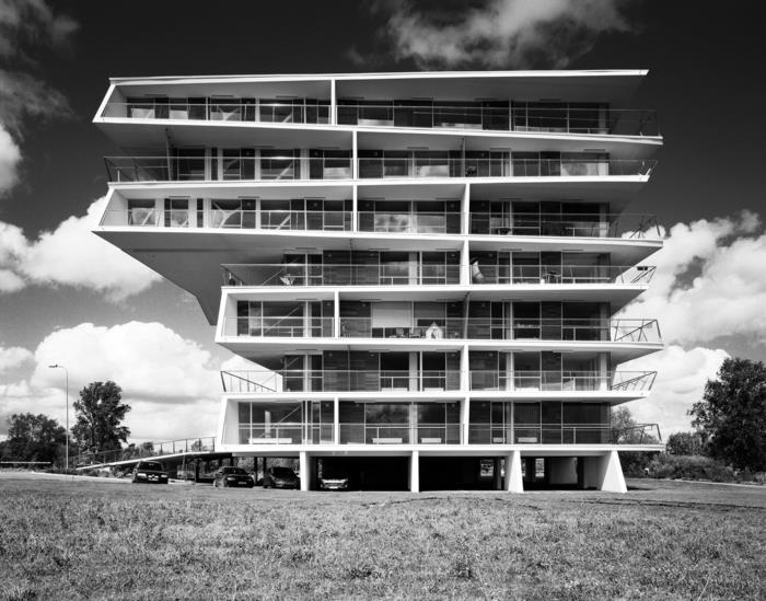 kiinteä talonrakennus brutalismi arkkitehtuuri moderni betonijulkisivu le corbusier citrohan
