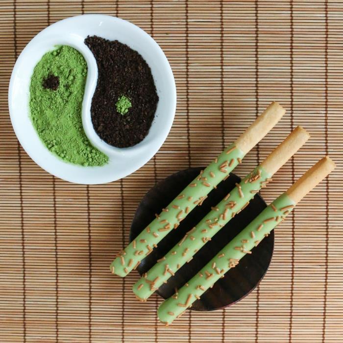 matcha tee terve tasapaino ying yang