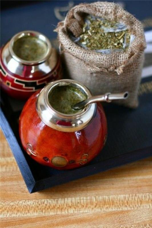 mate tee terve juoma juo pick-me-up bombilla