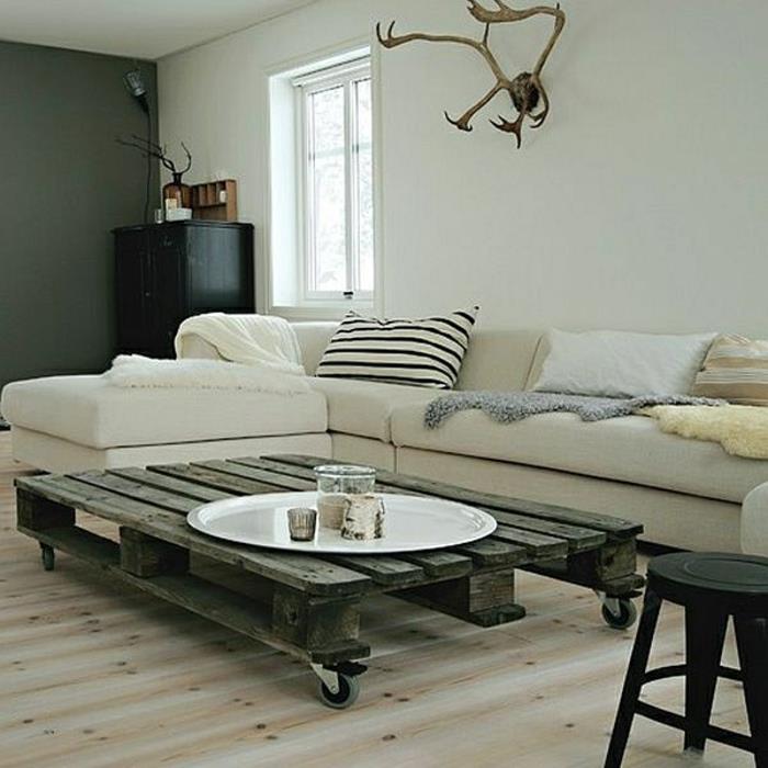 eurolavojen huonekalut rakentavat sohvapöydän puulavoista