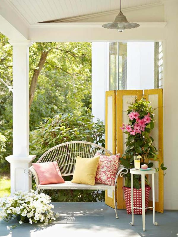 huonekalut pohja väri terassi ulkona ideoita puu