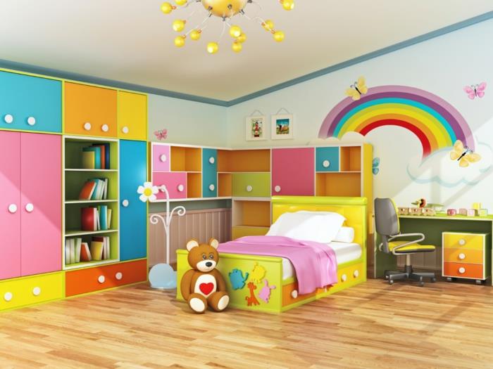 huonekalut lastenhuone värilliset huonekalukalusteet hauska