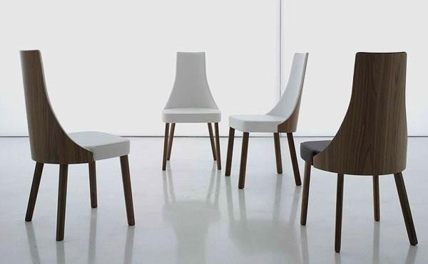 huonekalut ylelliset innovatiiviset ruokailutilat tuolit puu valkoinen