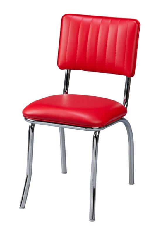 huonekalut retro -tyyliin punainen tuoli
