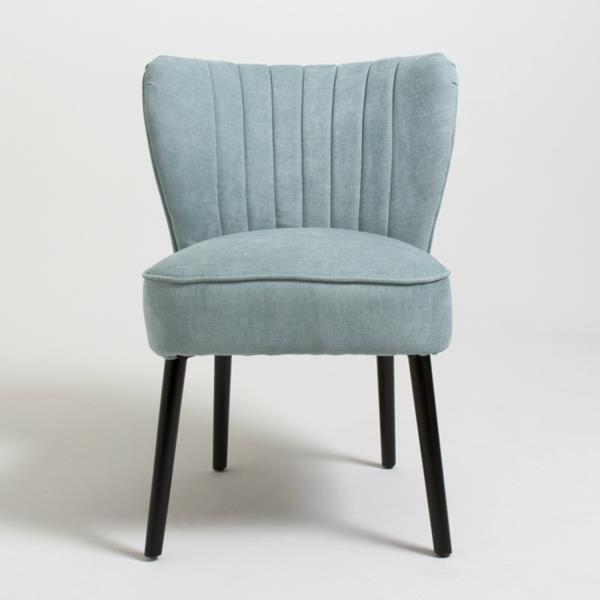 huonekalut retro vintage tuoli design vaaleansininen