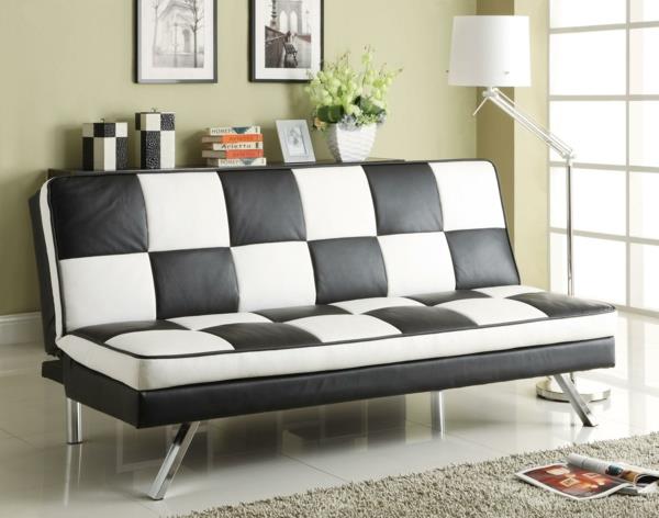 huonekalut retro olohuoneen sohva valkoinen musta