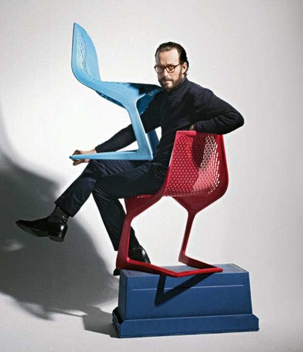 huonekalusuunnittelija Konstantin Grcic -tuolit