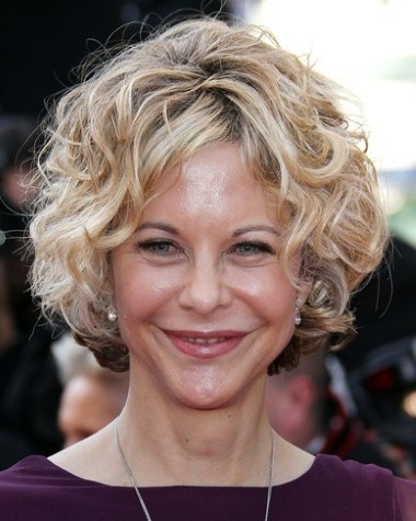 Meg Ryan göndör frizura