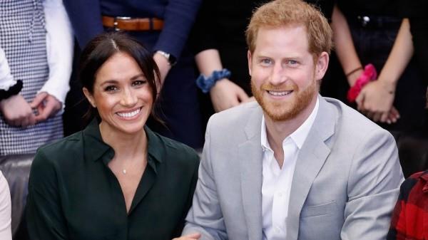 Meghan Markle säteilee Harryn kanssa