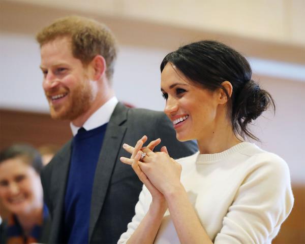 Meghan Markle yhdessä prinssi Harryn kanssa