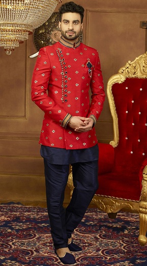 Jodhpuri Sherwani Design esküvőre