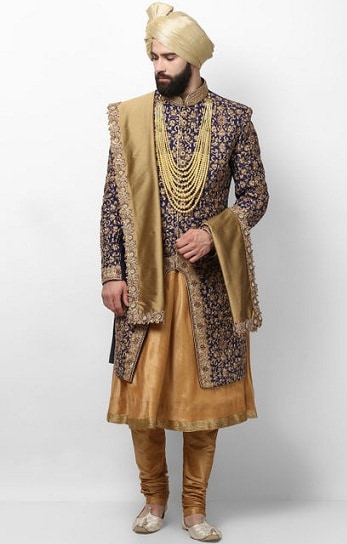 Sherwani -design til Punjabi -bryllup