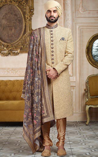 Designer Sherwani til bryllup