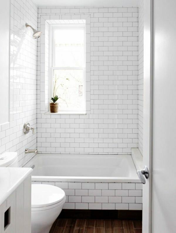 metro laatat kylpyhuone valkoiset seinälaatat kylpyamme