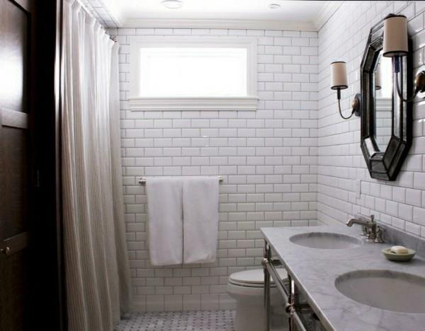 metro laatat kylpyhuone valkoinen seinän suunnittelu seinävalaisimet