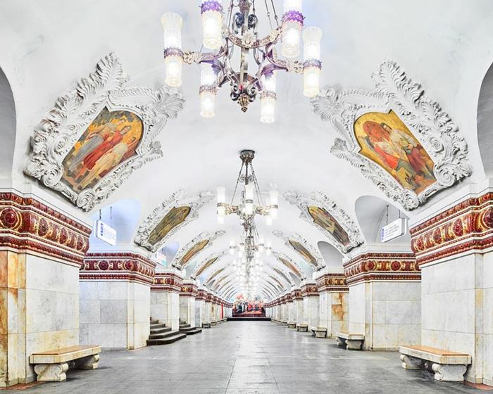 metro Moskova valokuvaaja david burdeny