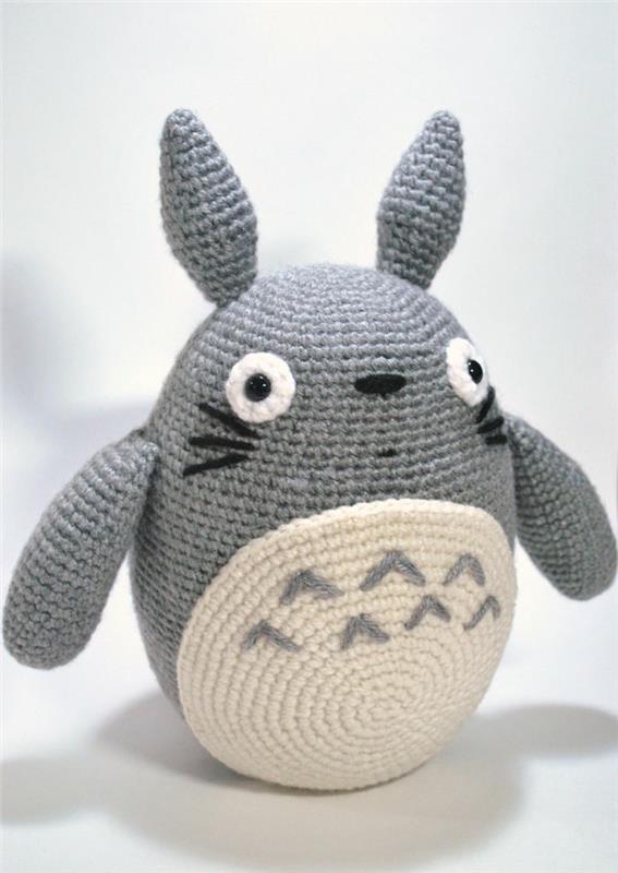 virkkaa mini totoro itse amigurumi