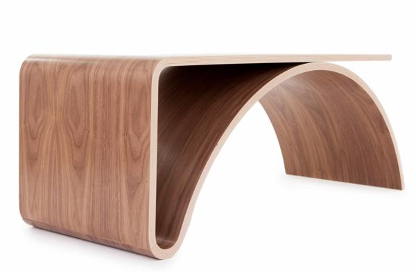 minimalistinen puinen sohvapöytä designpintojen sisustaminen