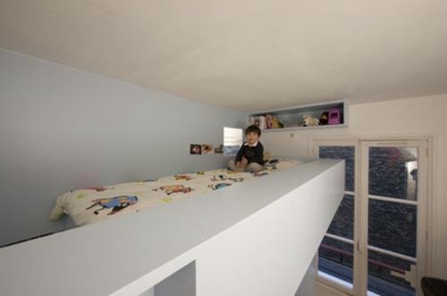 minimalistinen lastenhuone muotoilu pituus pinta sileä
