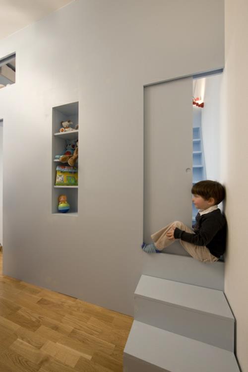 minimalistisia lastenhuoneen suunnitteluvaiheita